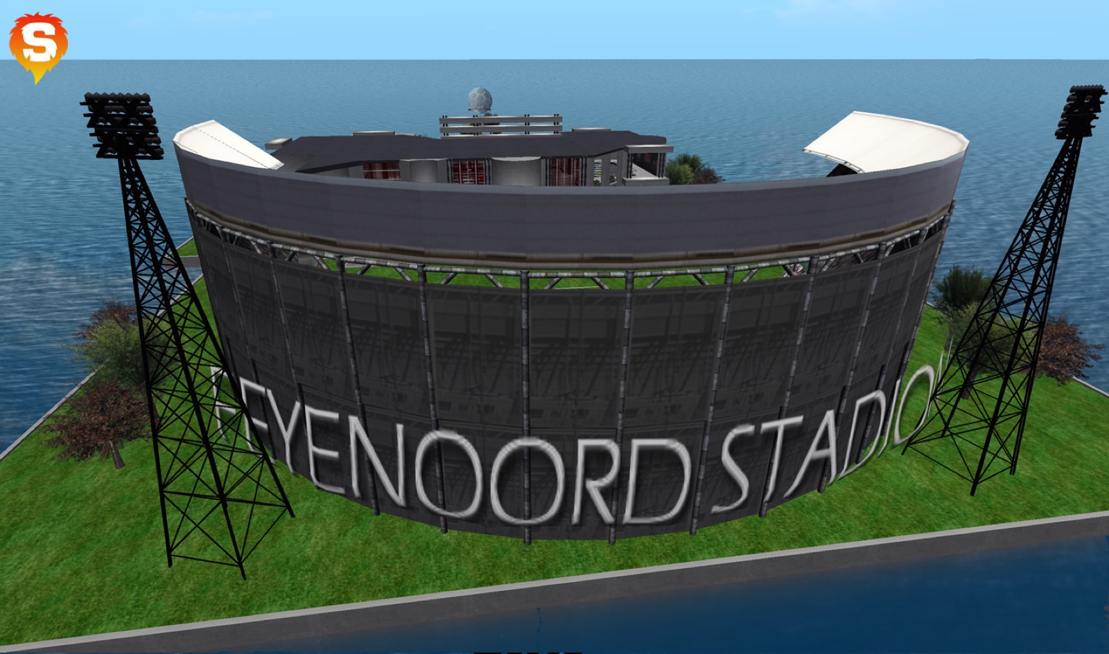 Feyenoord virtual world render, additional view