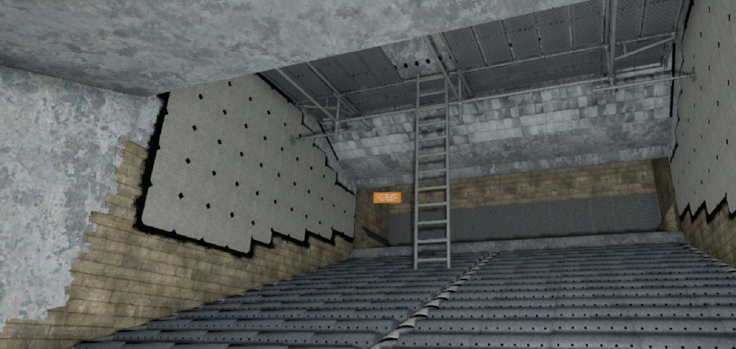 Inside the VR plant, looking at the oven