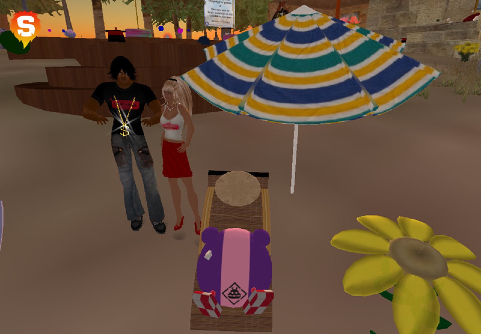 Lowlands Second Life island, additional view