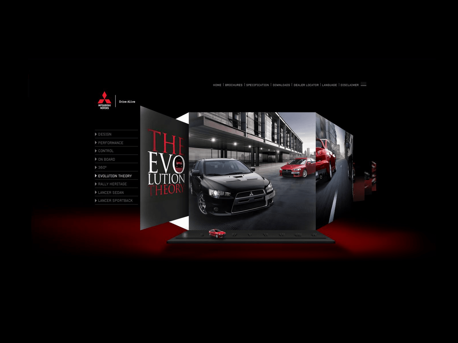 Control 10 game screen with the Evo X